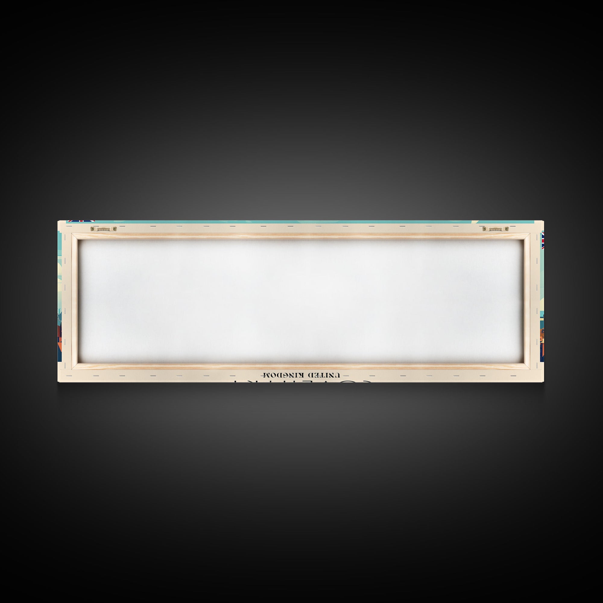 Coventry United Kingdom Wall Art, Panoramic Travel Poster, Panoramic Framed Canvas Print, City Wall Art, Wall Hanging Home Decor, Travel Art