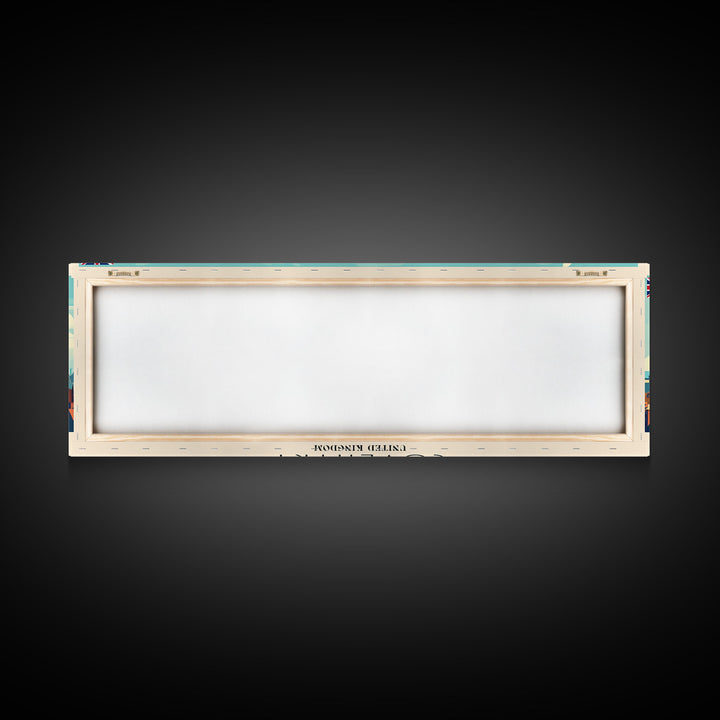 Coventry United Kingdom Wall Art, Panoramic Travel Poster, Panoramic Framed Canvas Print, City Wall Art, Wall Hanging Home Decor, Travel Art