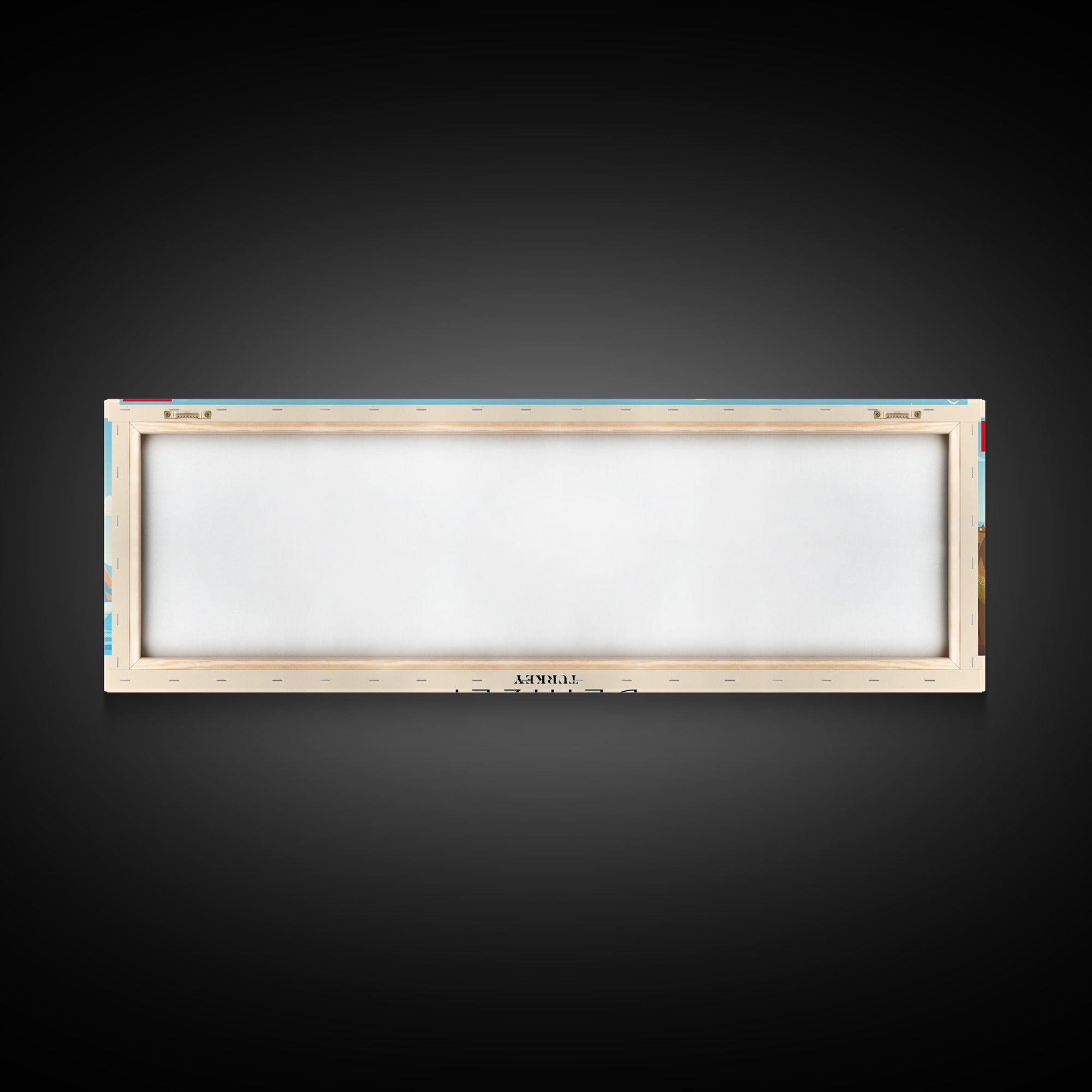 Denizli Turkey Wall Art, Panoramic Travel Poster, Panoramic Framed Canvas Print, City Wall Art, Wall Hanging Home Decor, Travel Art