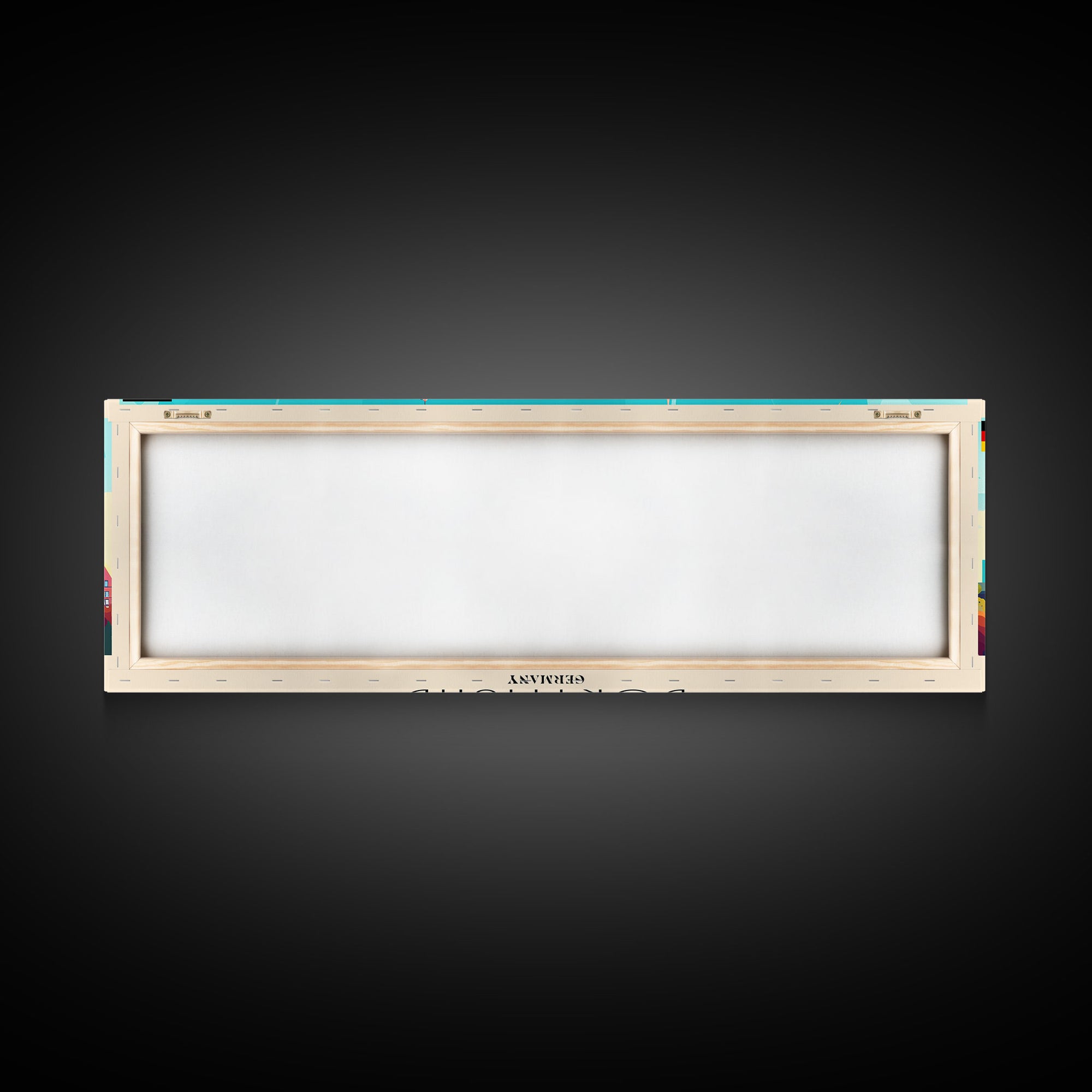 Dortmund Germany Wall Art, Panoramic Travel Poster, Panoramic Framed Canvas Print, City Wall Art, Wall Hanging Home Decor, Travel Art