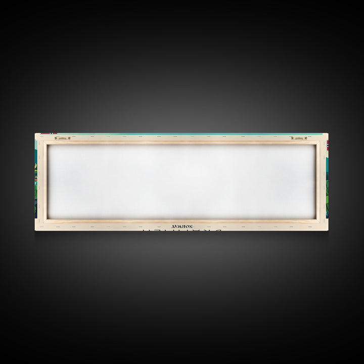 Drammen Norway Travel Print Wall Art, Panoramic City Art, Travel Art, Wall Decor, Vacation Gift, Framed Canvas Print Or Metal Art