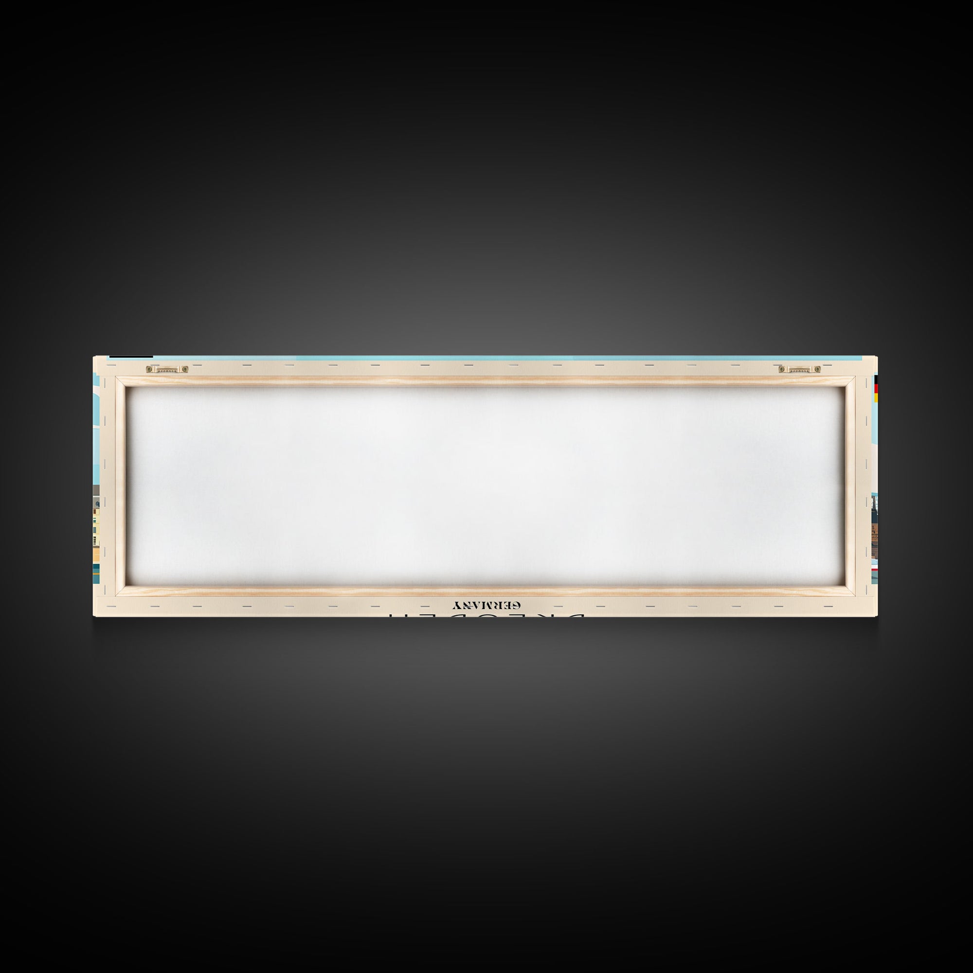 Dresde Germany Travel Art, City Art, Framed Canvas Print or Metal Wall Art, Europe Travel Poster, Panoramic Wall Art, Extra Wide Wall Art