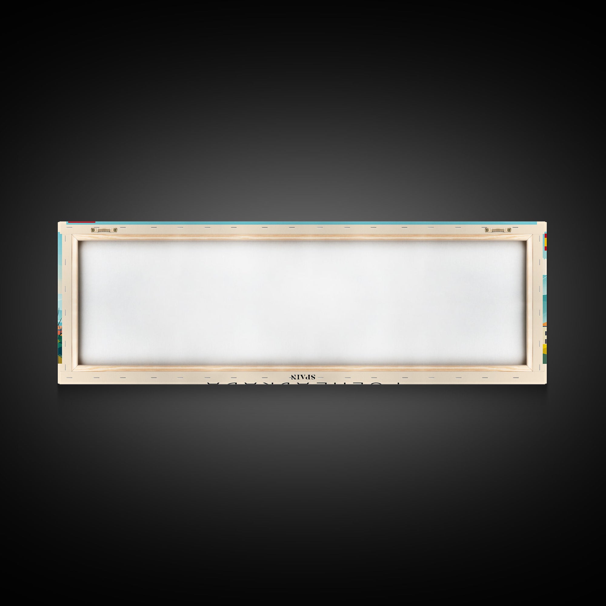 Fuenlabrada Spain Wall Art, Panoramic Travel Poster, Panoramic Framed Canvas Print, City Wall Art, Wall Hanging Home Decor, Travel Art