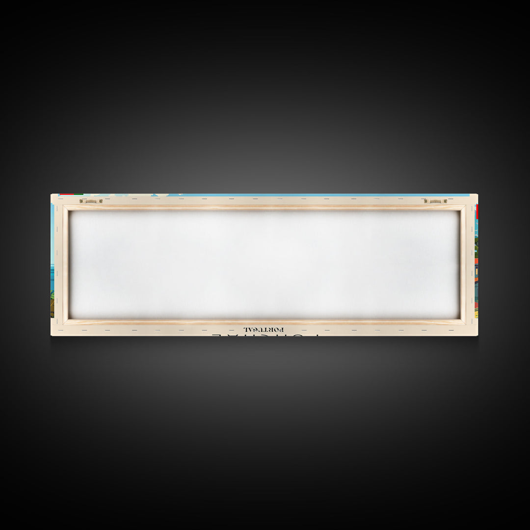 Funchal Portugal Travel Print Wall Art, Panoramic City Art, Travel Art, Wall Decor, Vacation Gift, Framed Canvas Print Or Metal Art