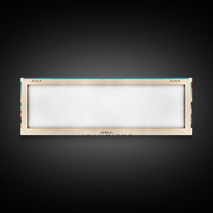 Gaziantep Turkey Travel Print Wall Art, Panoramic City Art, Travel Art, Wall Decor, Vacation Gift, Framed Canvas Print Or Metal Art