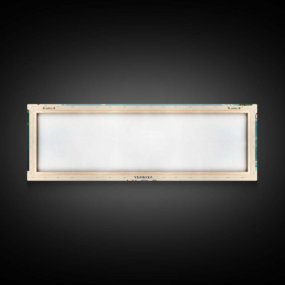 Gori Georgia Travel Print Wall Art, Panoramic City Art, Travel Art, Wall Decor, Vacation Gift, Framed Canvas Print Or Metal Art