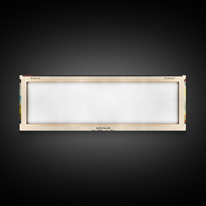 Gyor Hungary Wall Art, Panoramic Travel Poster, Panoramic Framed Canvas Print, City Wall Art, Wall Hanging Home Decor, Travel Art