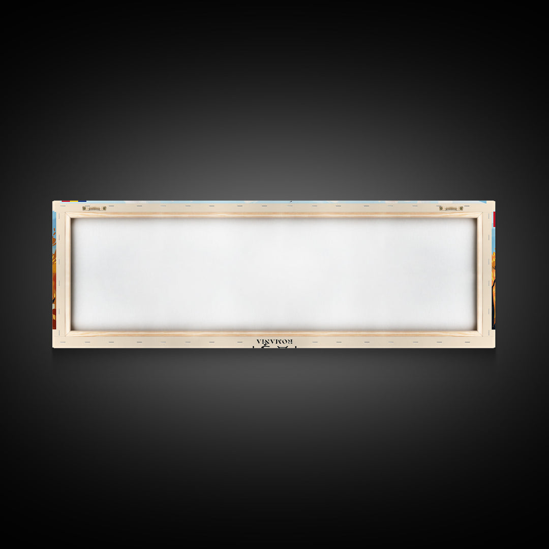 Lasi Romania Wall Art, Panoramic Travel Poster, Panoramic Framed Canvas Print, City Wall Art, Wall Hanging Home Decor, Travel Art