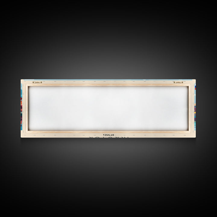 Irkutsk Russia Wall Art, Panoramic Travel Poster, Panoramic Framed Canvas Print, City Wall Art, Wall Hanging Home Decor, Travel Art