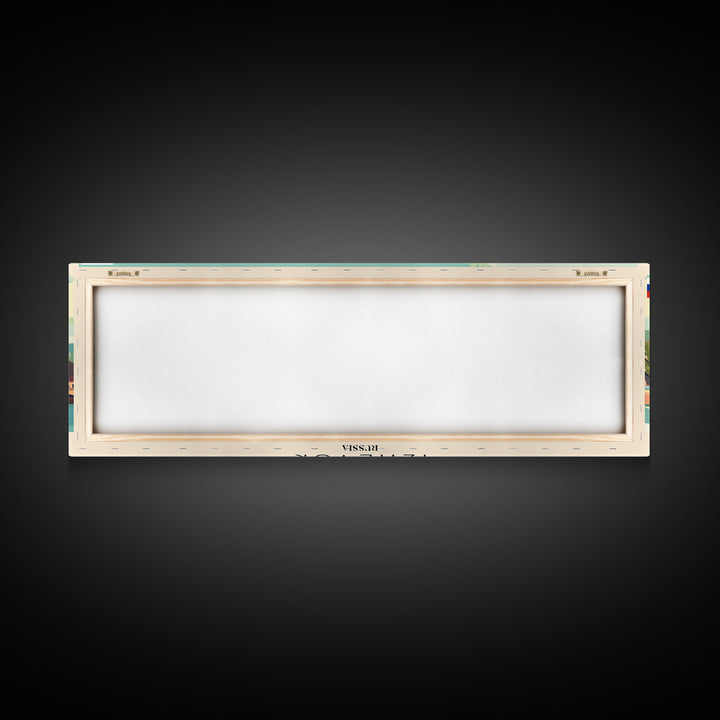 Izhevsk Russia Wall Art, Panoramic Travel Poster, Panoramic Framed Canvas Print, City Wall Art, Wall Hanging Home Decor, Travel Art