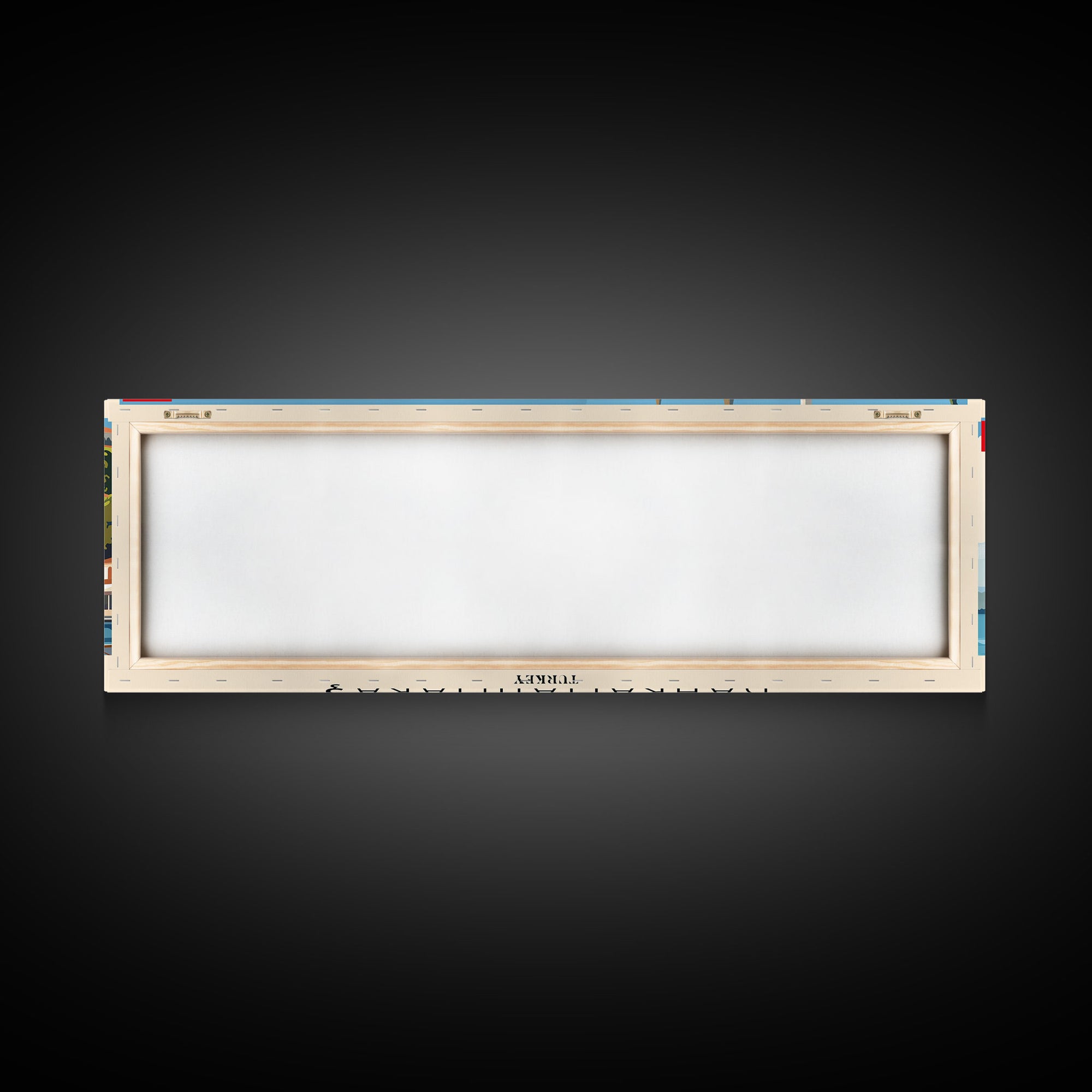 Kahramanmaras Turkey Panoramic Travel Poster, Framed Canvas Print or Metal Wall Art, Travel Art, Home Decor, Panoramic Painting, Midcentury Art