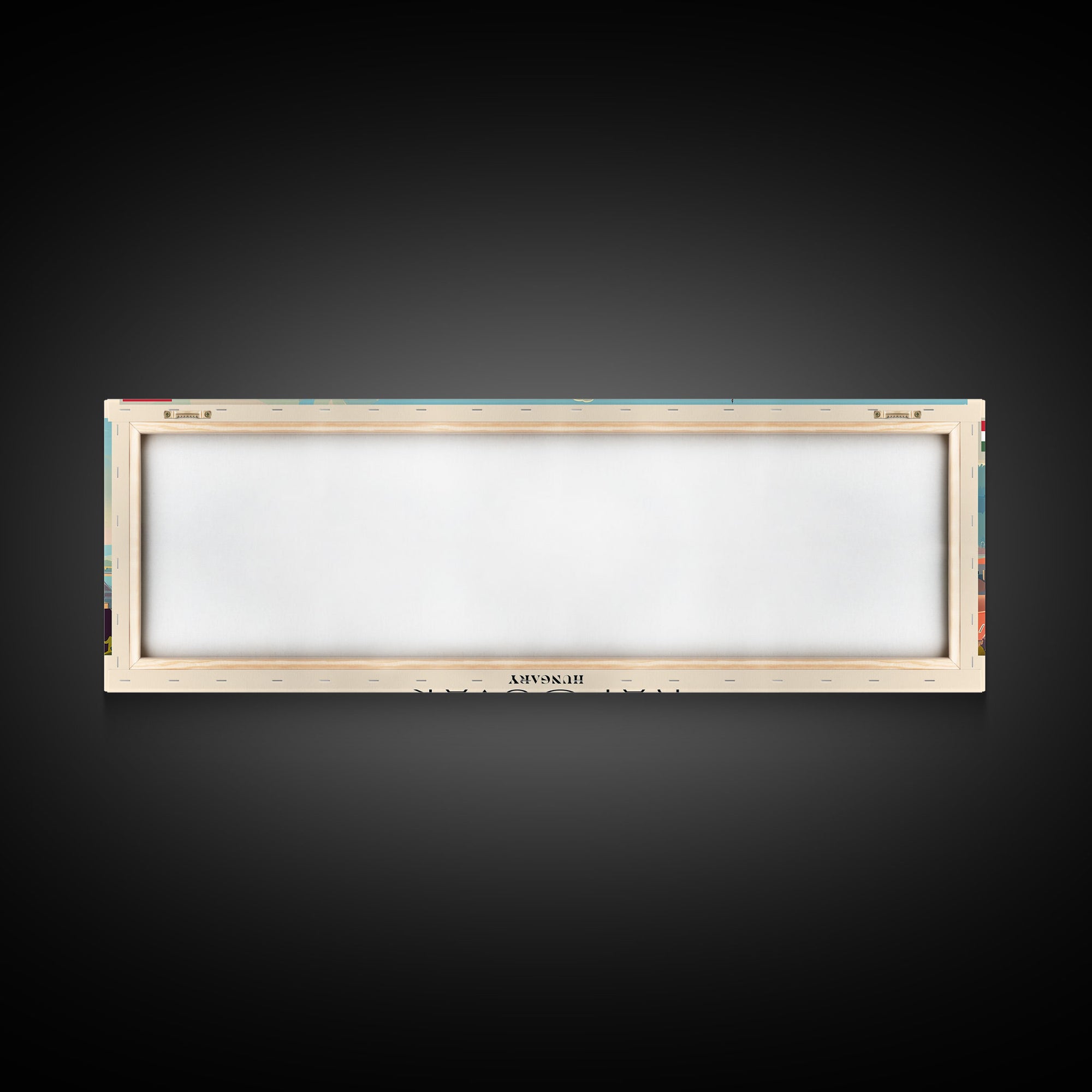 Kaposvar Hungary Travel Print Wall Art, Panoramic City Art, Travel Art, Wall Decor, Vacation Gift, Framed Canvas Print Or Metal Art