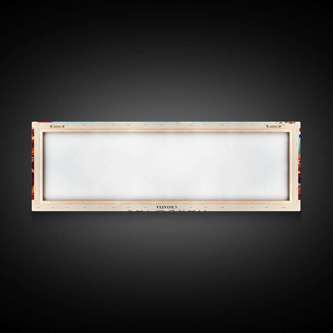 Karlovac Croatia Travel Art, City Art, Framed Canvas Print or Metal Wall Art, Europe Travel Poster, Panoramic Wall Art, Extra Wide Wall Art