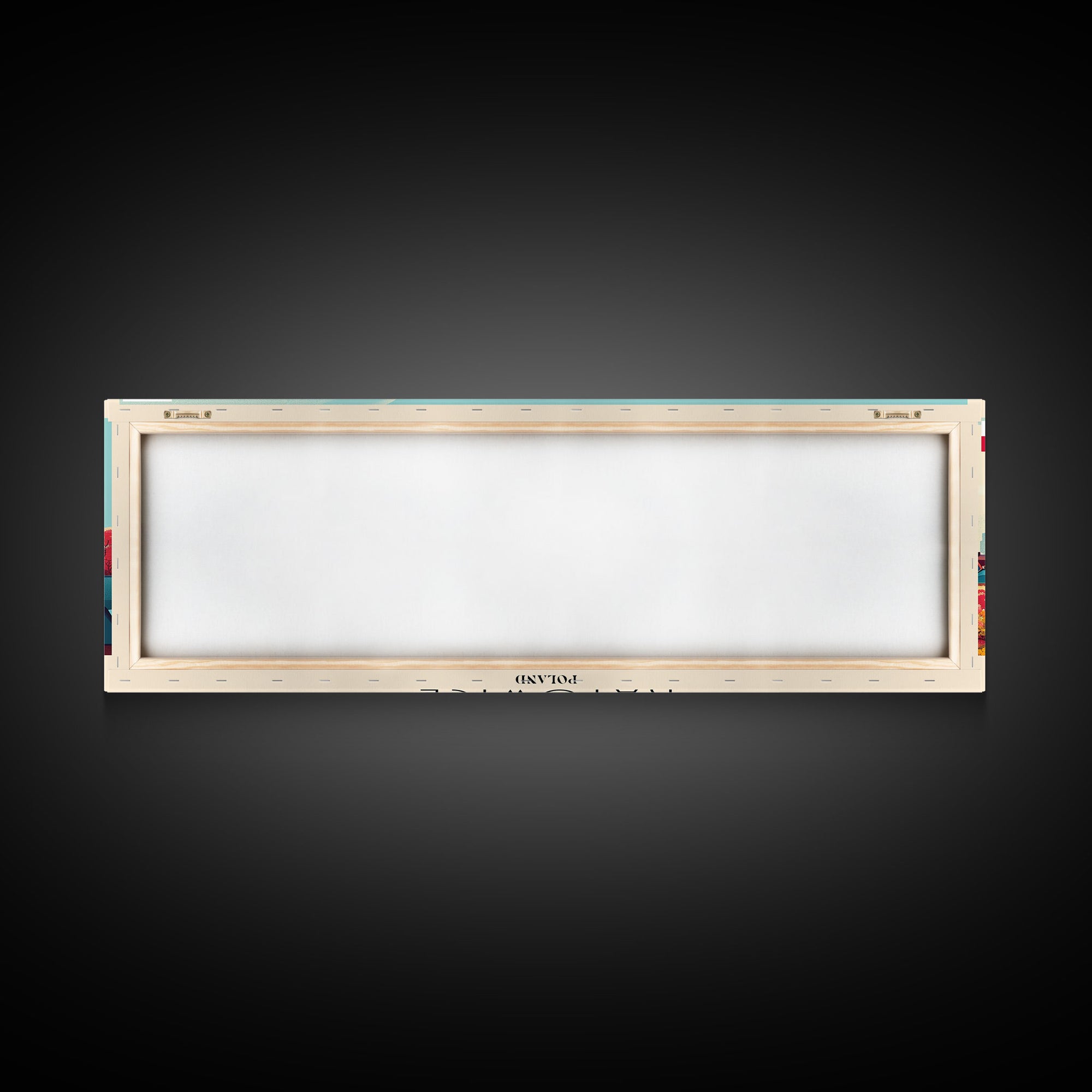 Katowice Poland Wall Art, Panoramic Travel Poster, Panoramic Framed Canvas Print, City Wall Art, Wall Hanging Home Decor, Travel Art