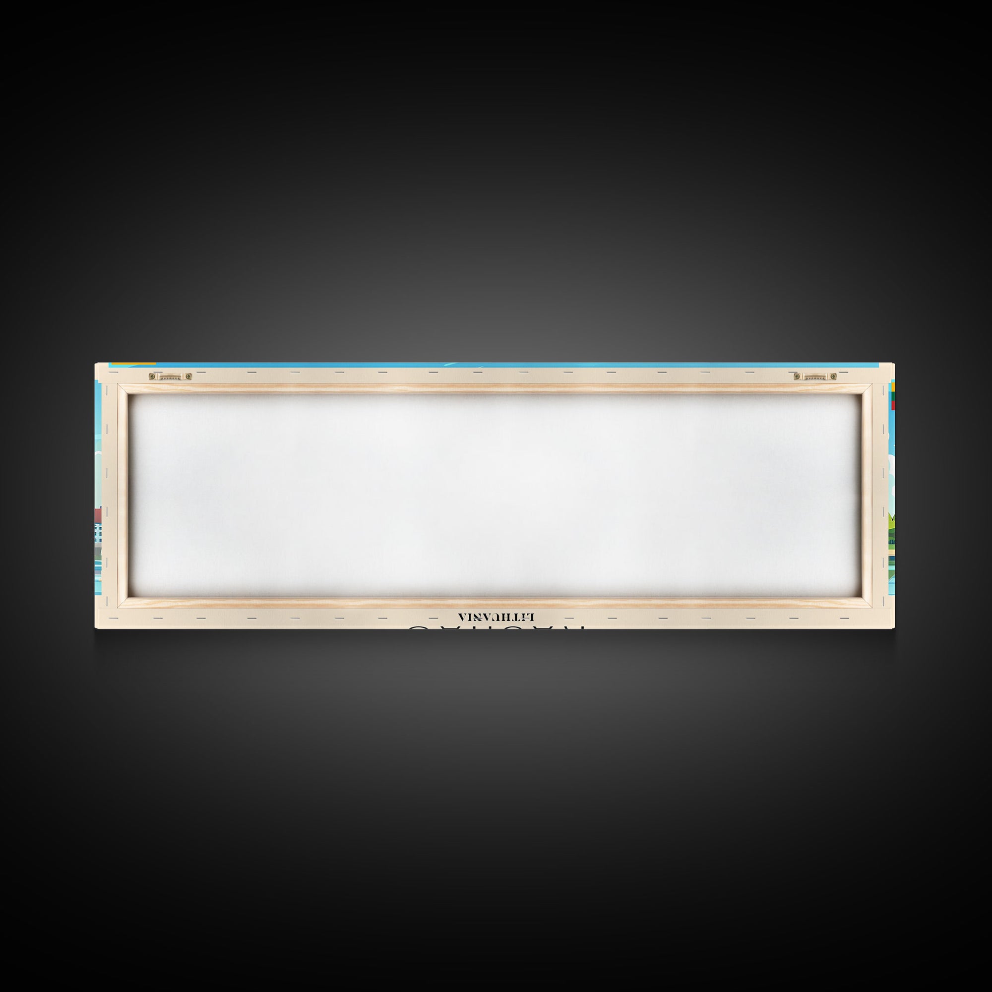 Kaunas Lithuania Travel Print Wall Art, Panoramic City Art, Travel Art, Wall Decor, Vacation Gift, Framed Canvas Print Or Metal Art