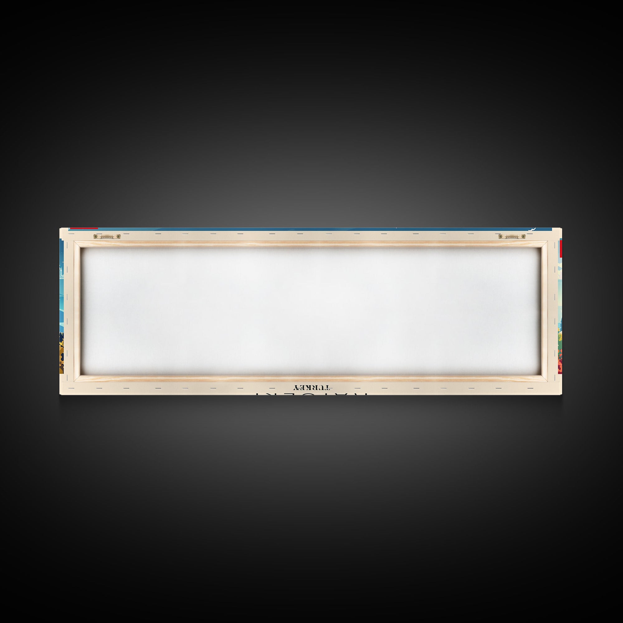 Kayseri Turkey Travel Art, City Art, Framed Canvas Print or Metal Wall Art, Europe Travel Poster, Panoramic Wall Art, Extra Wide Wall Art