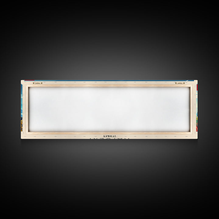 Kayseri Turkey Travel Art, City Art, Framed Canvas Print or Metal Wall Art, Europe Travel Poster, Panoramic Wall Art, Extra Wide Wall Art