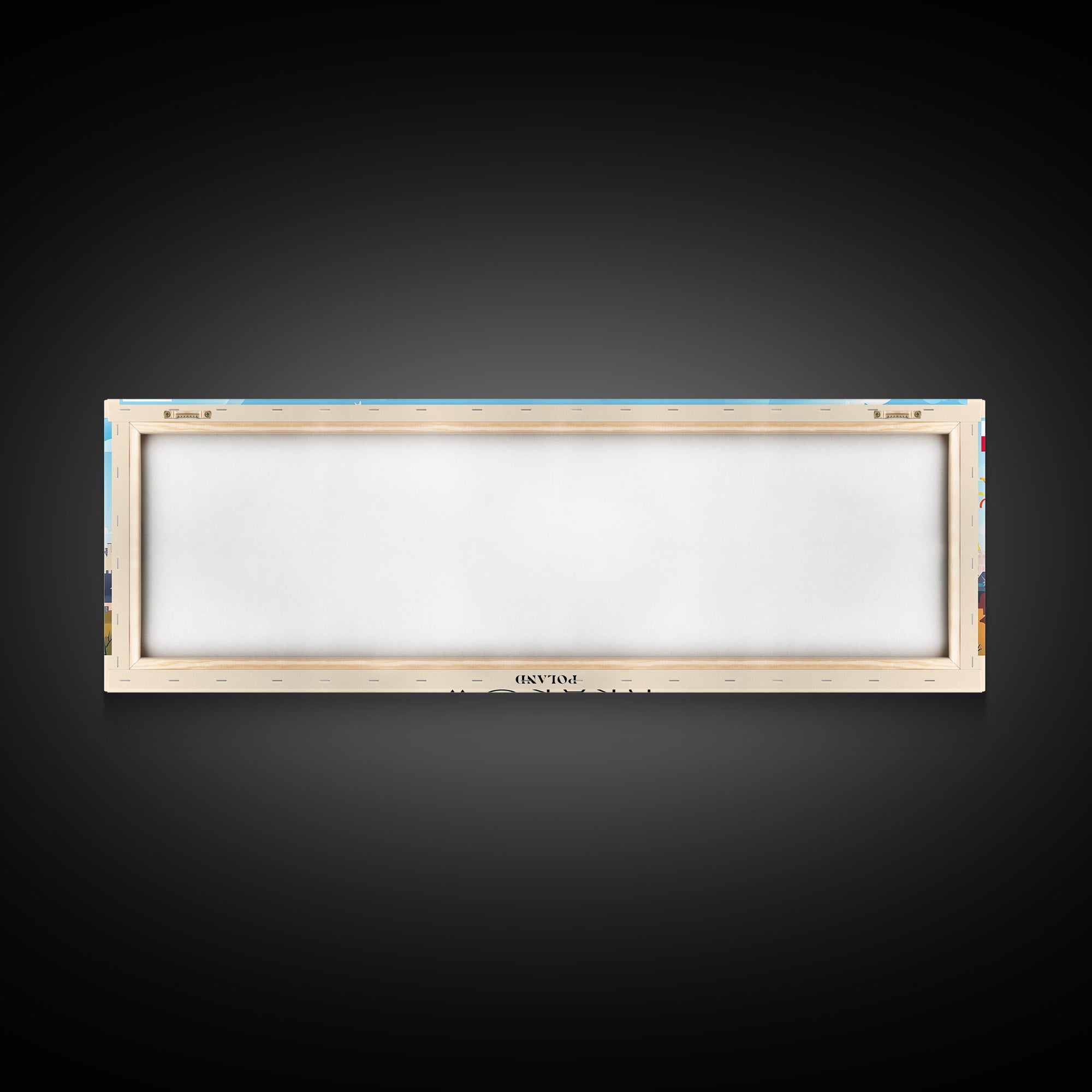 Krakow Poland Travel Art, City Art, Framed Canvas Print or Metal Wall Art, Europe Travel Poster, Panoramic Wall Art, Extra Wide Wall Art