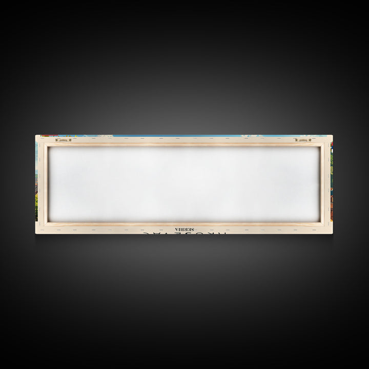 Krusevac Serbia Travel Art, City Art, Framed Canvas Print or Metal Wall Art, Europe Travel Poster, Panoramic Wall Art, Extra Wide Wall Art