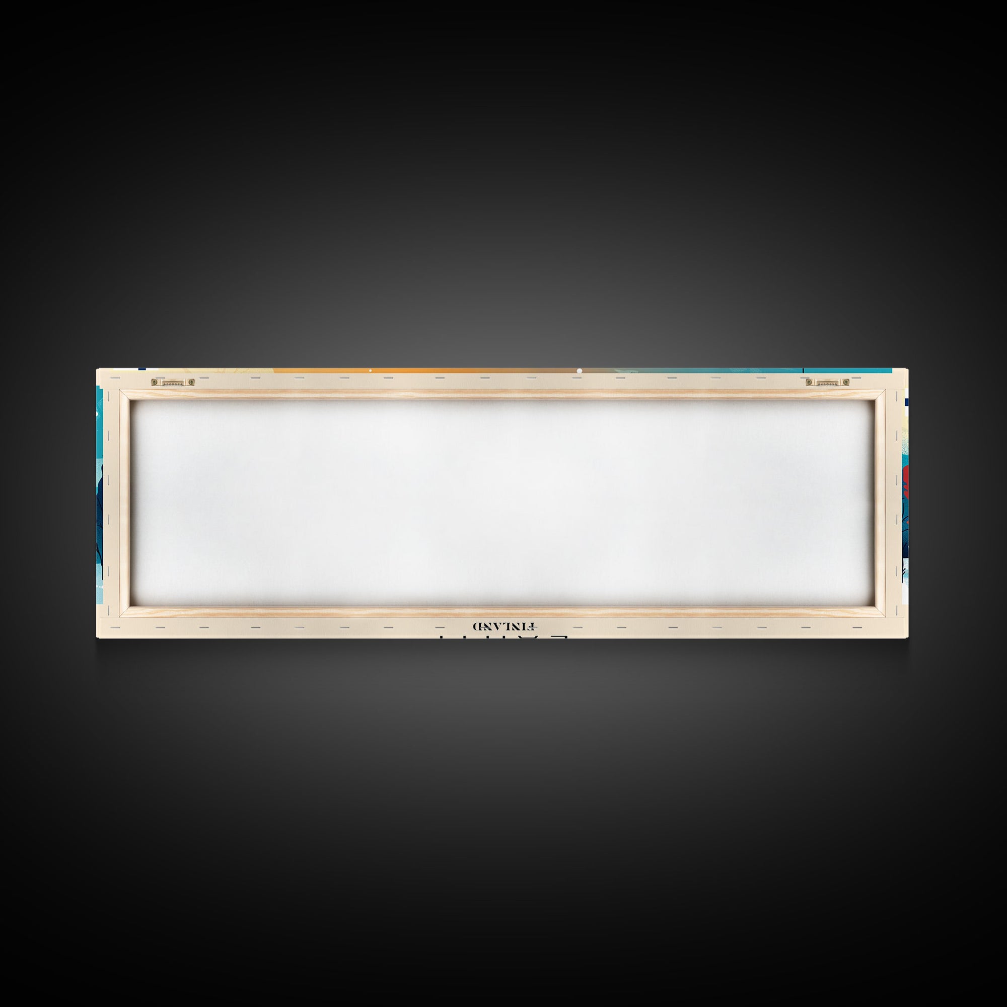 Lahti Finland Panoramic Travel Poster, Framed Canvas Print or Metal Wall Art, Travel Art, Home Decor, Panoramic Painting, Midcentury Art