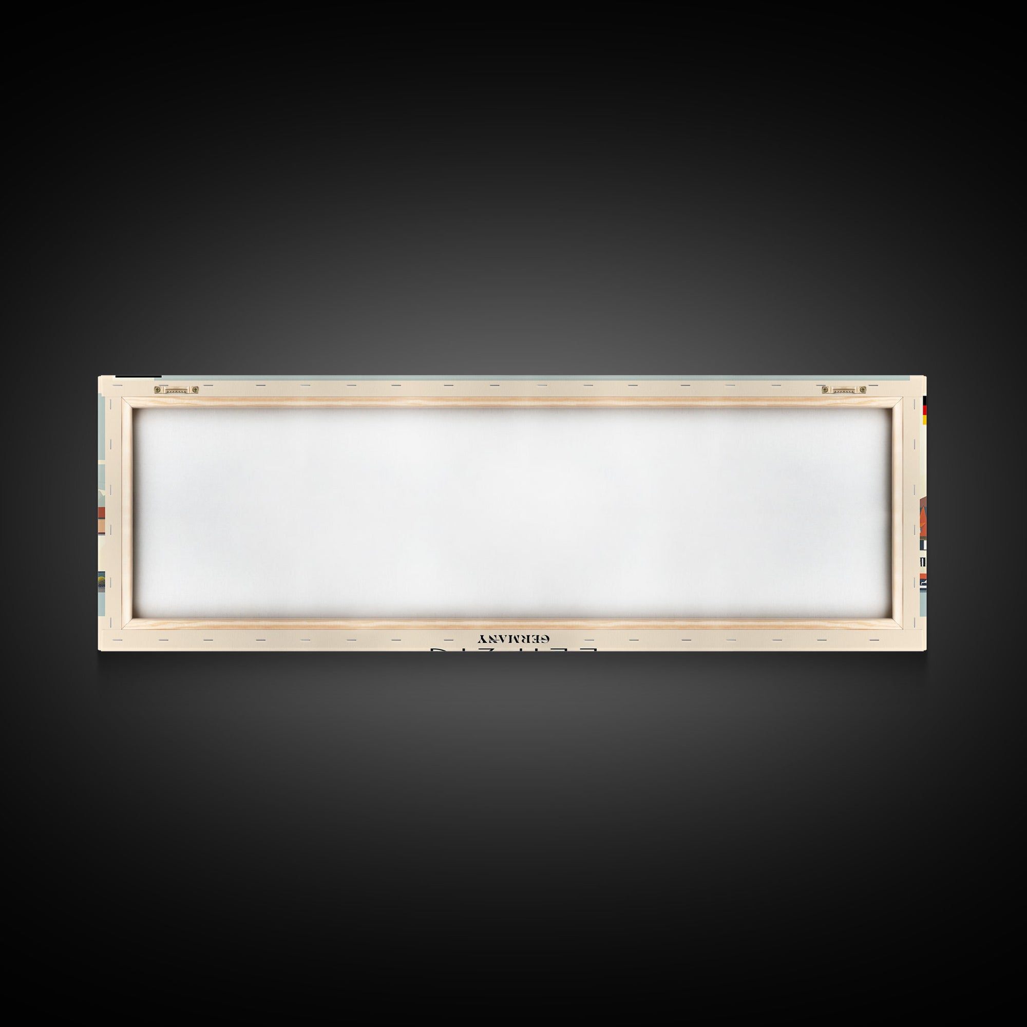 Leipzig Germany Panoramic Travel Poster, Framed Canvas Print or Metal Wall Art, Travel Art, Home Decor, Panoramic Painting, Midcentury Art