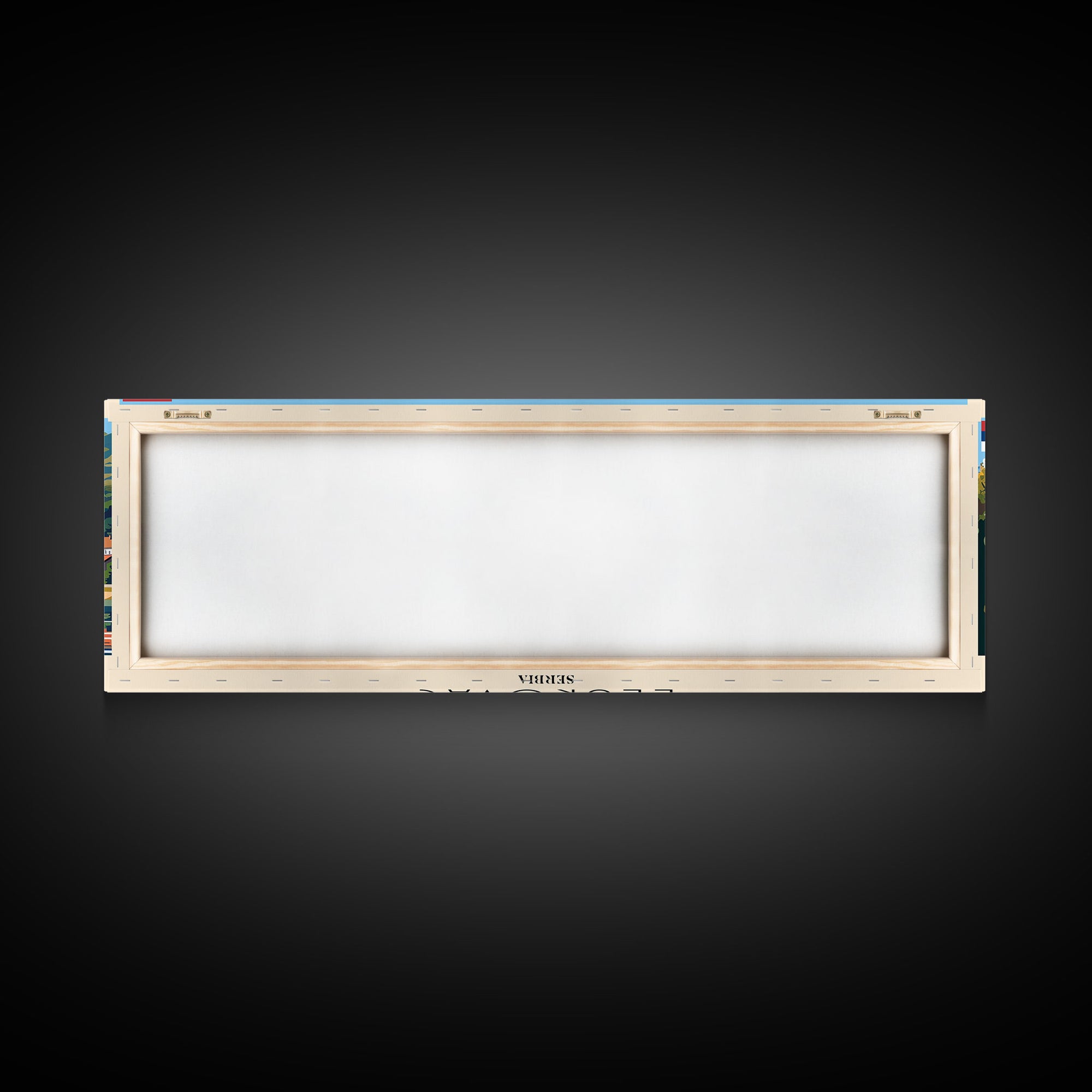 Leskovac Serbia Wall Art, Panoramic Travel Poster, Panoramic Framed Canvas Print, City Wall Art, Wall Hanging Home Decor, Travel Art