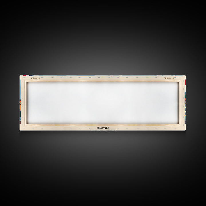 Lille France Wall Art, Panoramic Travel Poster, Panoramic Framed Canvas Print, City Wall Art, Wall Hanging Home Decor, Travel Art