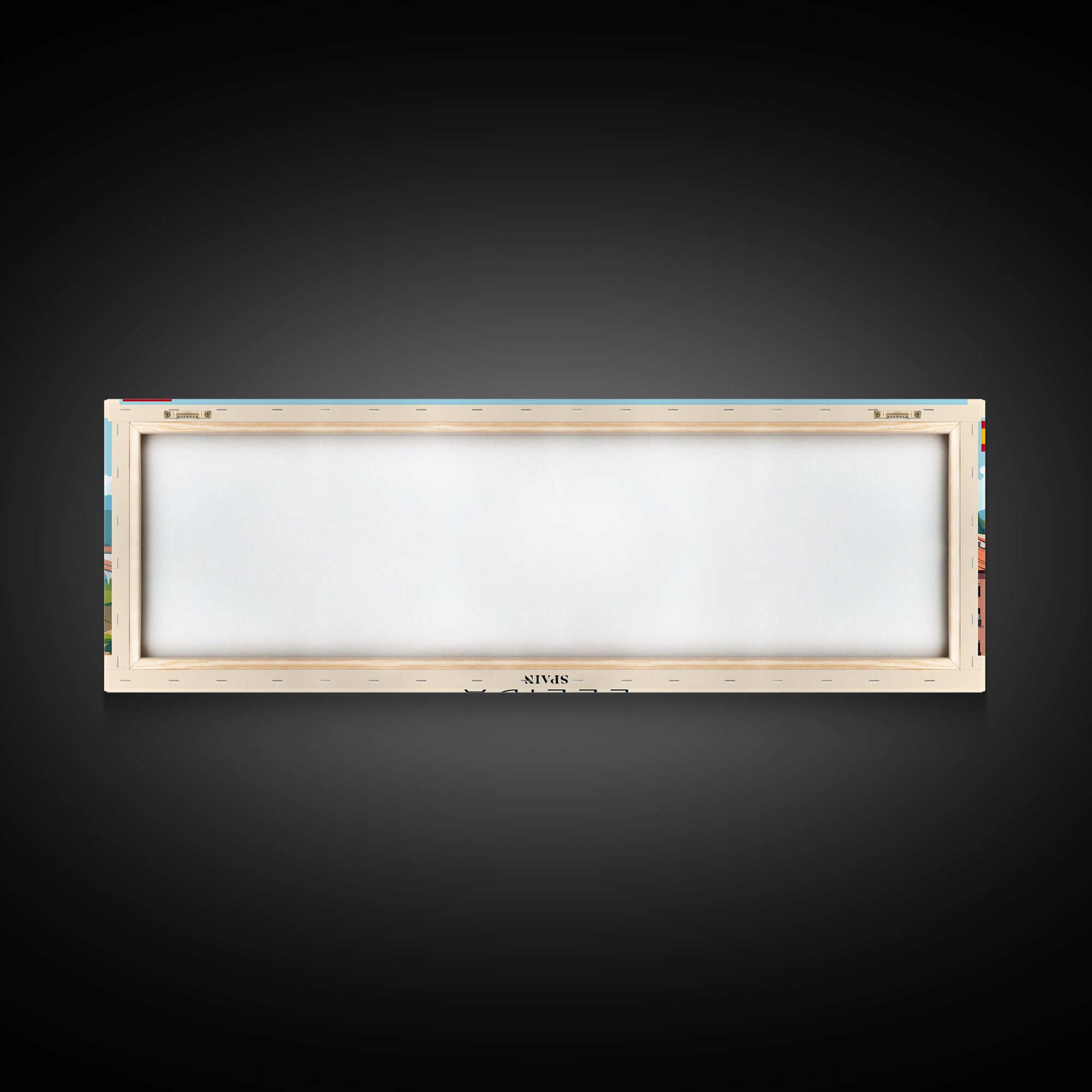 Lleida Spain Travel Print Wall Art, Panoramic City Art, Travel Art, Wall Decor, Vacation Gift, Framed Canvas Print Or Metal Art