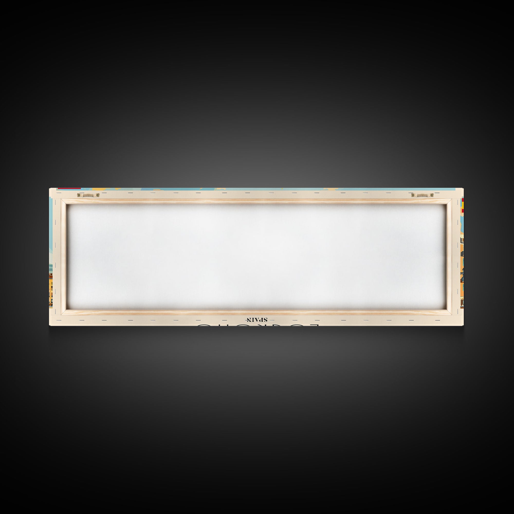 Logrońo Spain Travel Art, City Art, Framed Canvas Print or Metal Wall Art, Europe Travel Poster, Panoramic Wall Art, Extra Wide Wall Art