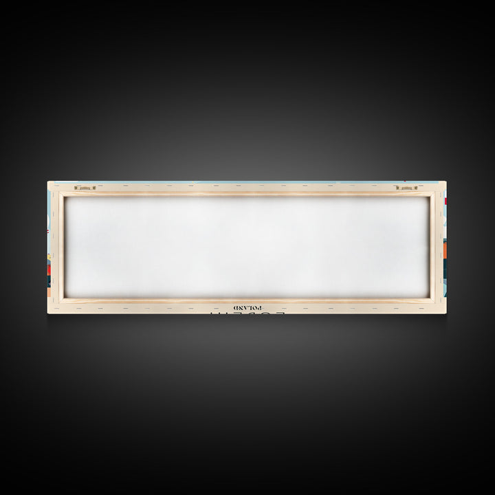 Lublin Poland Travel Print Wall Art, Panoramic City Art, Travel Art, Wall Decor, Vacation Gift, Framed Canvas Print Or Metal Art