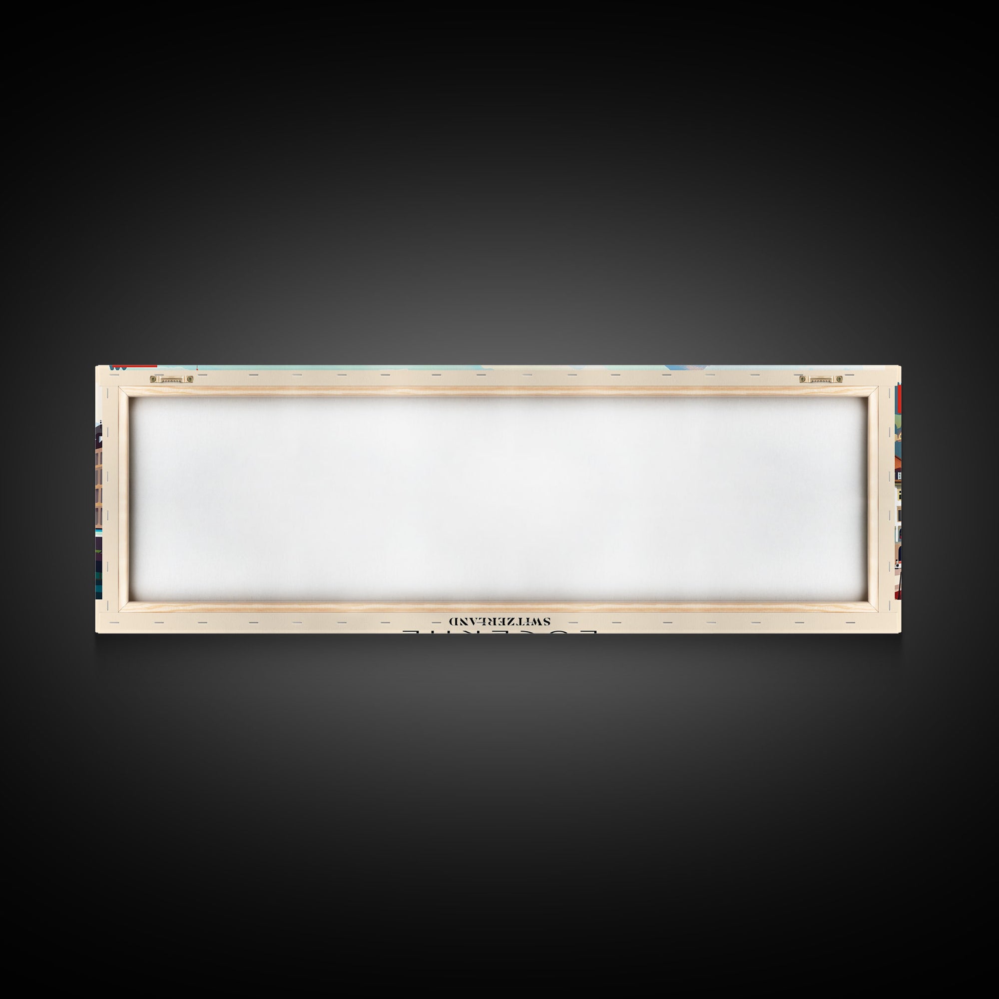 Lucerne Switzerland Travel Art, City Art, Framed Canvas Print or Metal Wall Art, Europe Travel Poster, Panoramic Wall Art, Extra Wide Wall Art