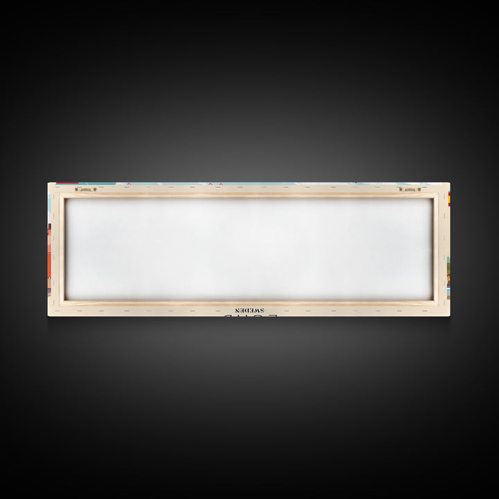 Lund Sweden Travel Print Wall Art, Panoramic City Art, Travel Art, Wall Decor, Vacation Gift, Framed Canvas Print Or Metal Art