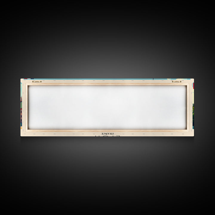 Lyon France Travel Print Wall Art, Panoramic City Art, Travel Art, Wall Decor, Vacation Gift, Framed Canvas Print Or Metal Art