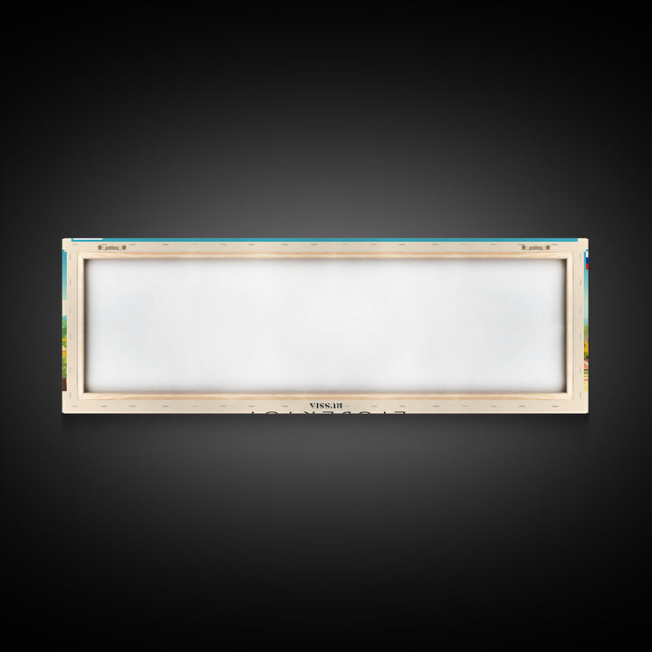 Lyubertsy Russia Travel Art, City Art, Framed Canvas Print or Metal Wall Art, Europe Travel Poster, Panoramic Wall Art, Extra Wide Wall Art