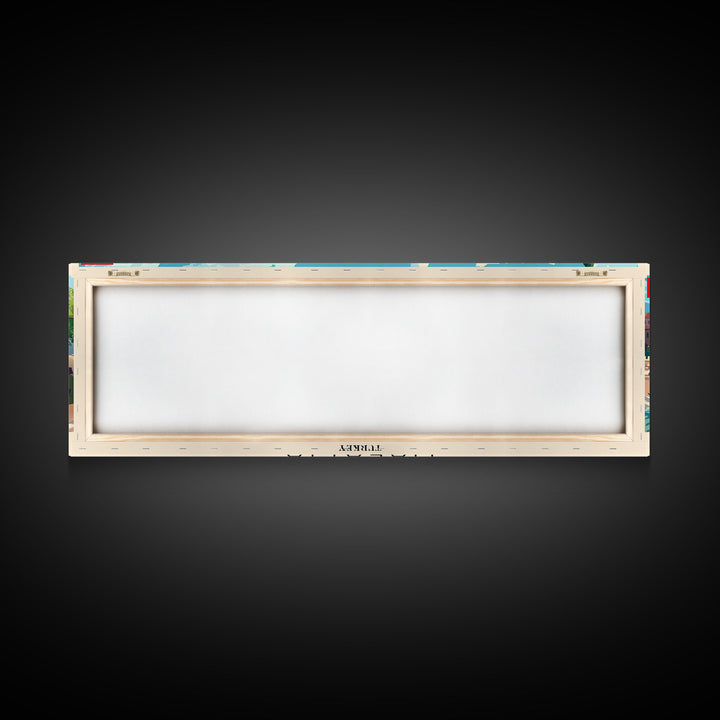 Malatya Turkey Travel Print Wall Art, Panoramic City Art, Travel Art, Wall Decor, Vacation Gift, Framed Canvas Print Or Metal Art