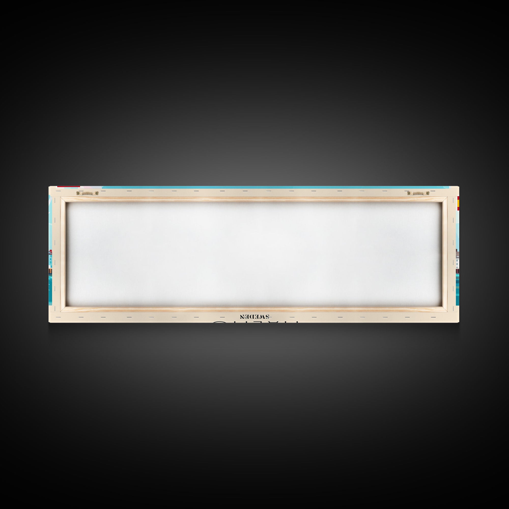 Malmo Sweden Travel Art, City Art, Framed Canvas Print or Metal Wall Art, Europe Travel Poster, Panoramic Wall Art, Extra Wide Wall Art