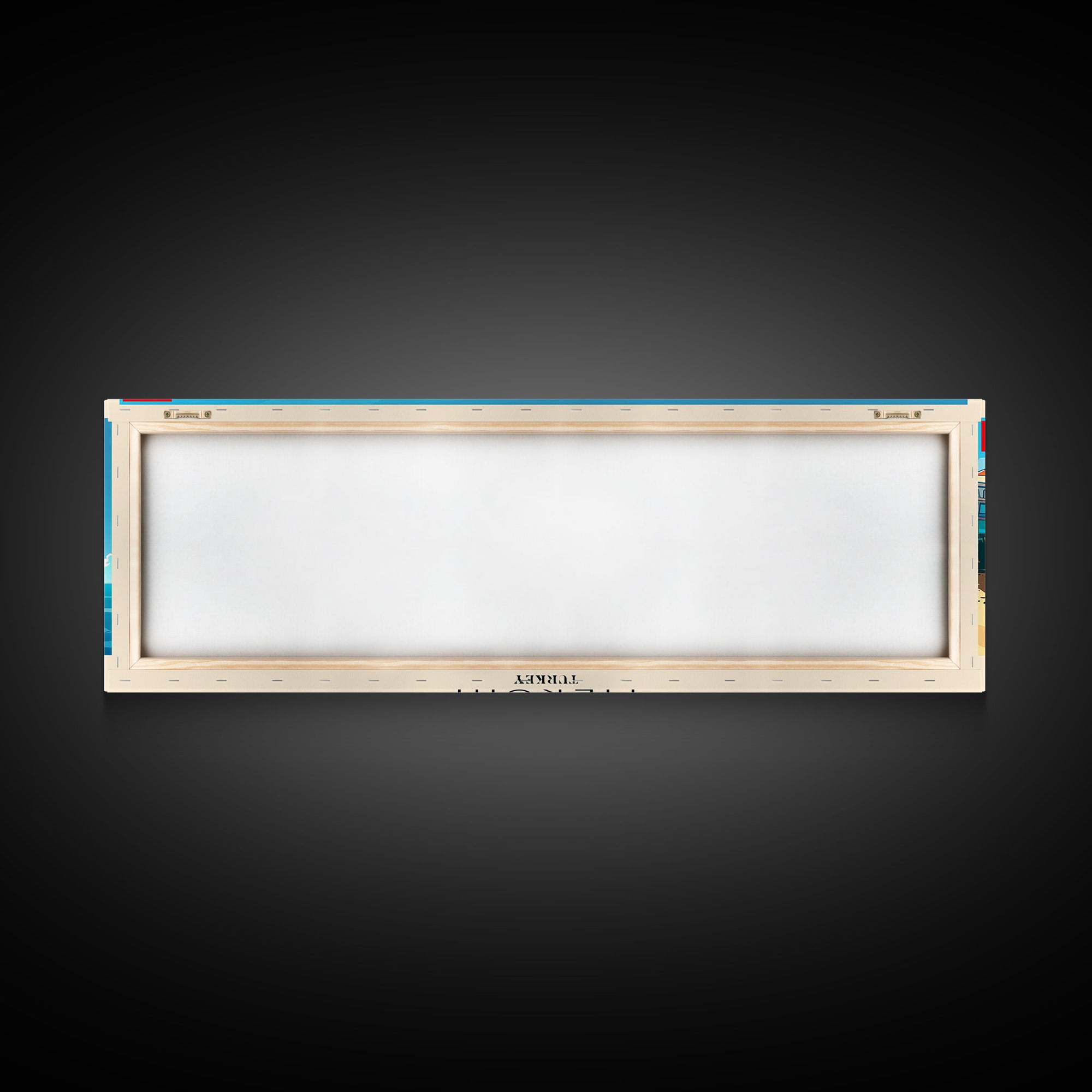 Mersin Turkey Wall Art, Panoramic Travel Poster, Panoramic Framed Canvas Print, City Wall Art, Wall Hanging Home Decor, Travel Art