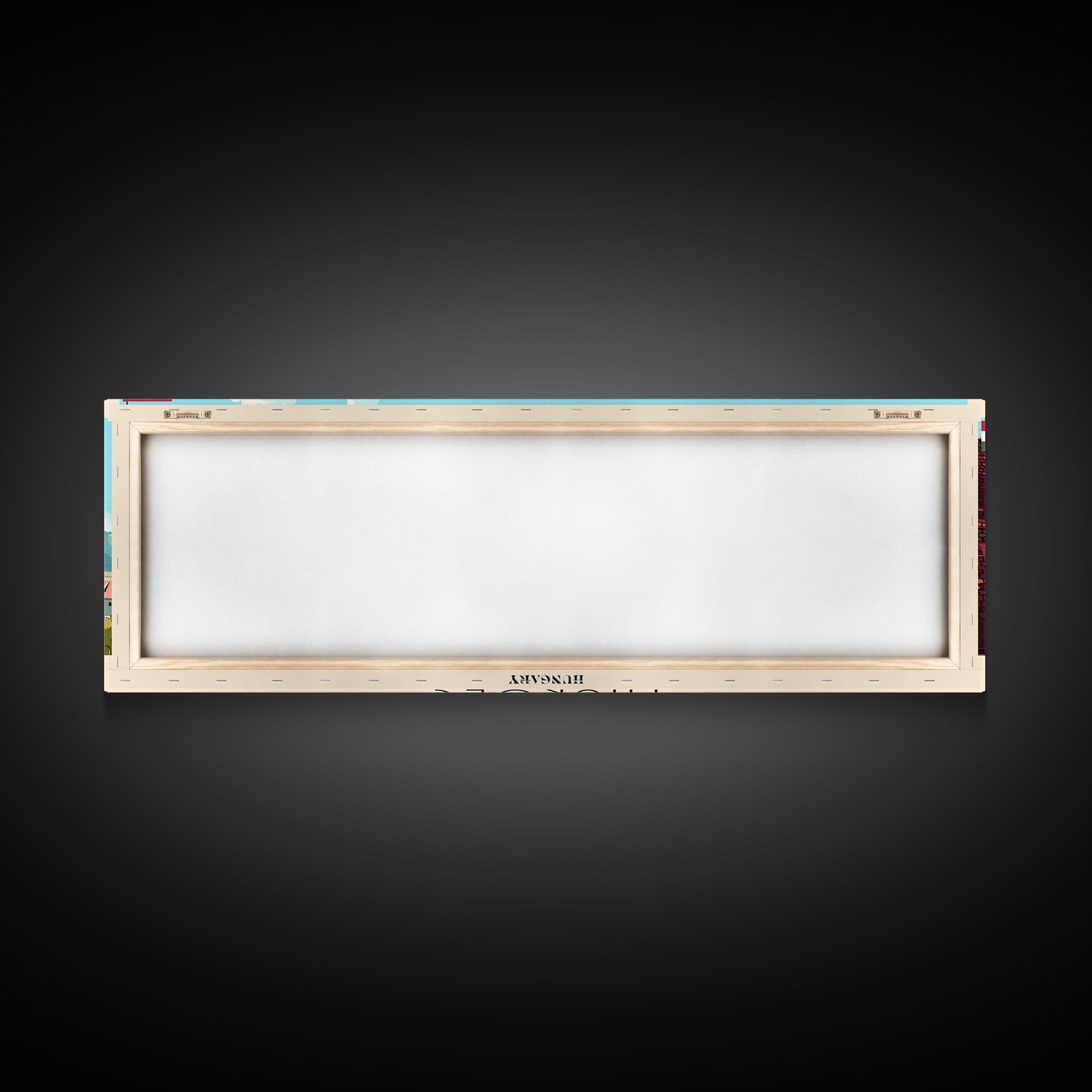 Miskolc Hungary Wall Art, Panoramic Travel Poster, Panoramic Framed Canvas Print, City Wall Art, Wall Hanging Home Decor, Travel Art