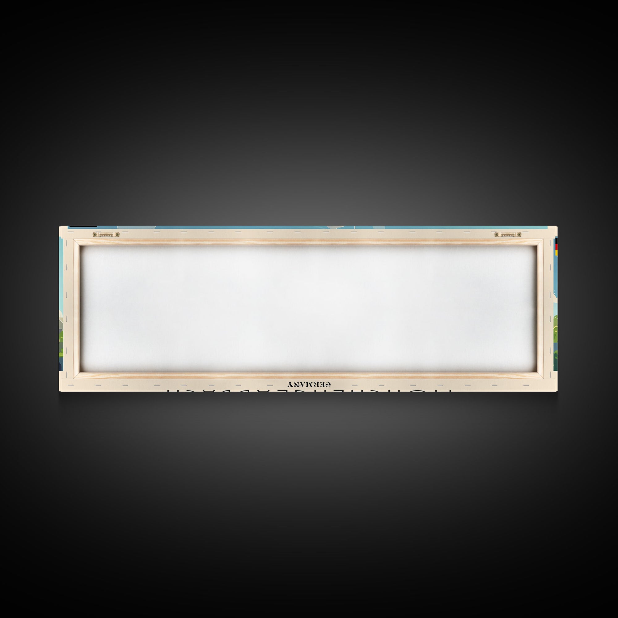 Monchengladbach Germany Travel Art, City Art, Framed Canvas Print or Metal Wall Art, Europe Travel Poster, Panoramic Wall Art, Extra Wide Wall Art