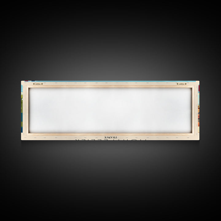 Montpellier France Wall Art, Panoramic Travel Poster, Panoramic Framed Canvas Print, City Wall Art, Wall Hanging Home Decor, Travel Art