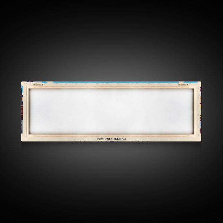 Northampton United Kingdom Travel Art, City Art, Framed Canvas Print or Metal Wall Art, Europe Travel Poster, Panoramic Wall Art, Extra Wide Wall Art