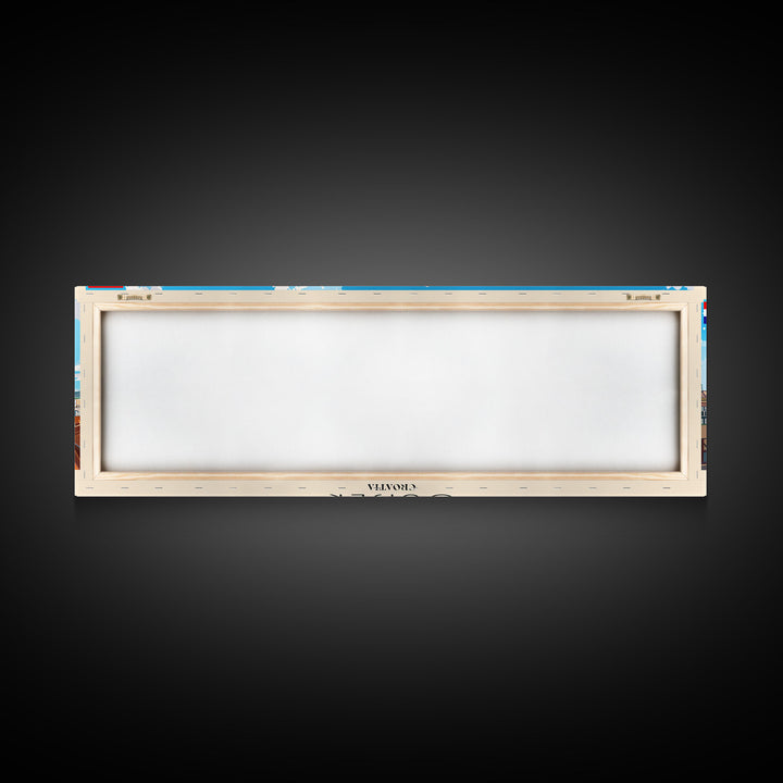 Osijek Croatia Travel Print Wall Art, Panoramic City Art, Travel Art, Wall Decor, Vacation Gift, Framed Canvas Print Or Metal Art