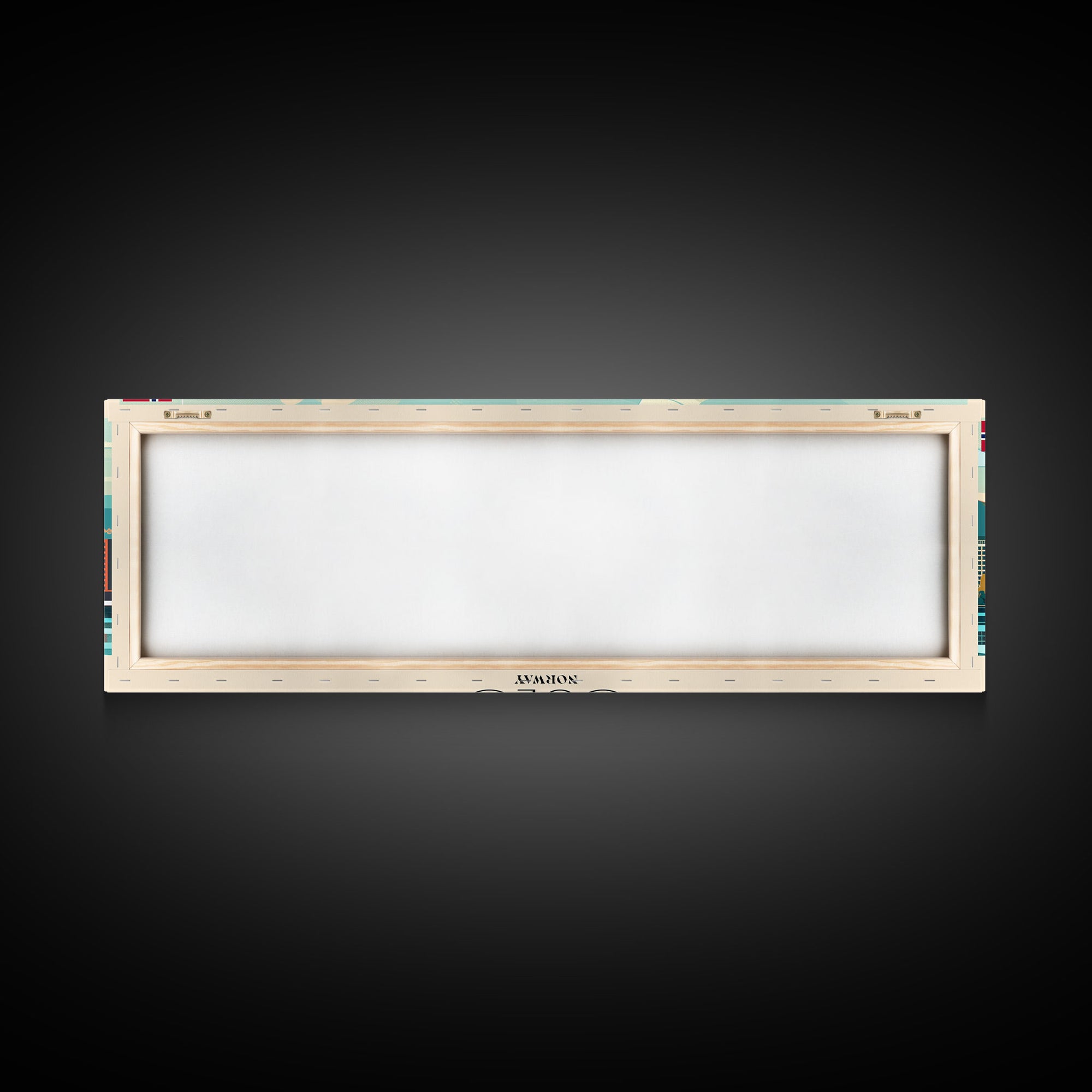 Oslo Norway Travel Art, City Art, Framed Canvas Print or Metal Wall Art, Europe Travel Poster, Panoramic Wall Art, Extra Wide Wall Art