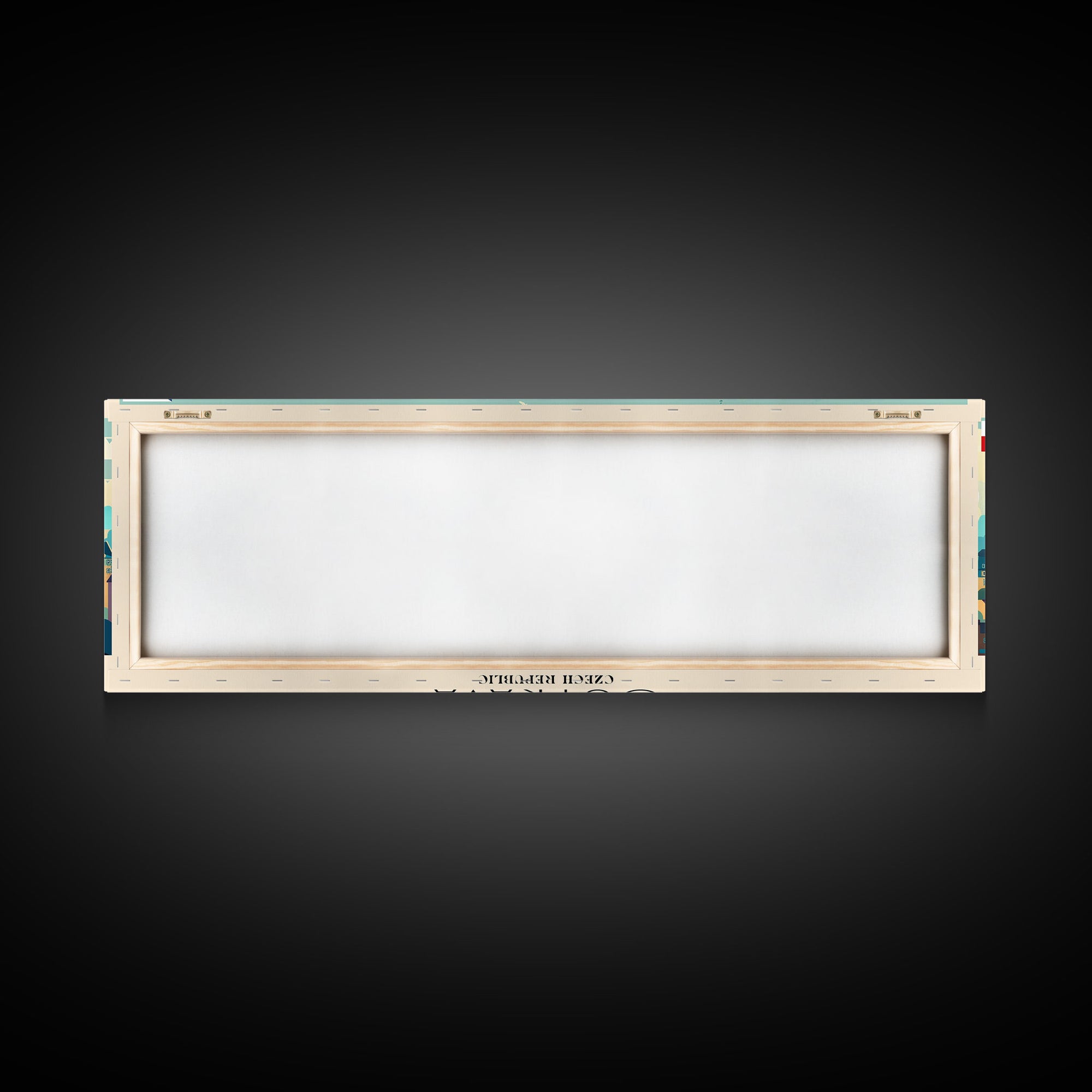 Ostrava Czech Republic Wall Art, Panoramic Travel Poster, Panoramic Framed Canvas Print, City Wall Art, Wall Hanging Home Decor, Travel Art