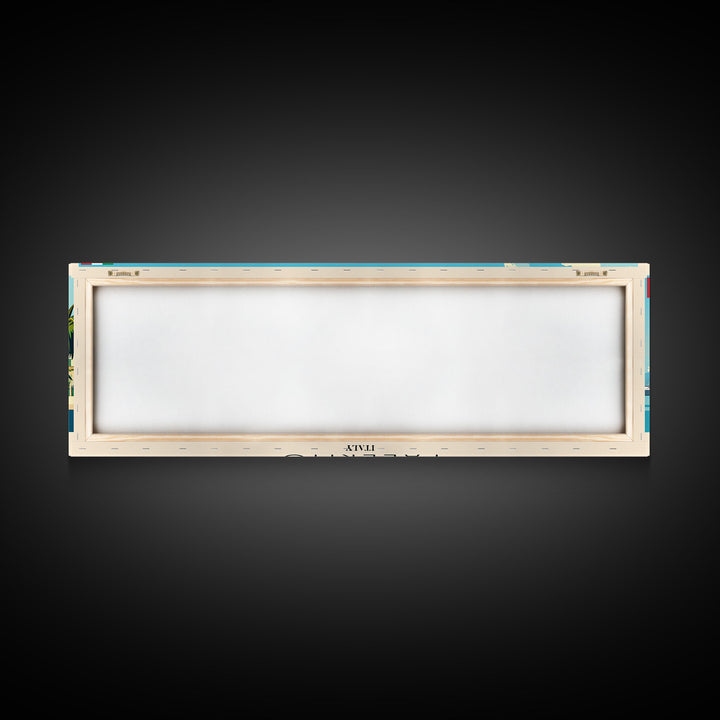 Palermo Italy Travel Print Wall Art, Panoramic City Art, Travel Art, Wall Decor, Vacation Gift, Framed Canvas Print Or Metal Art