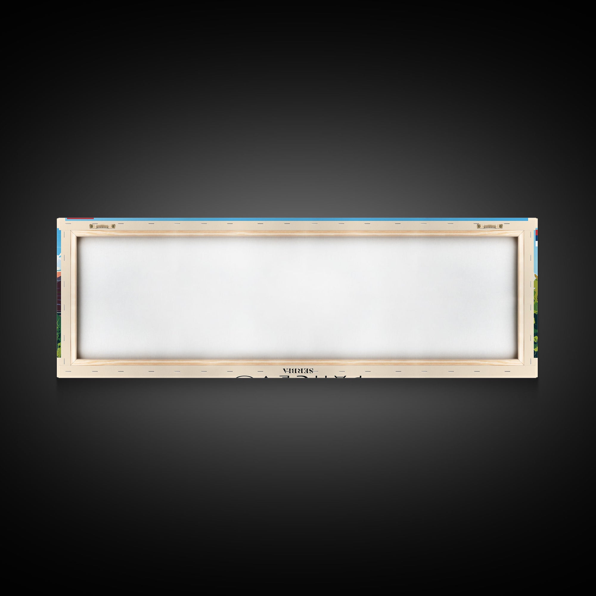 Pancevo Serbia Wall Art, Panoramic Travel Poster, Panoramic Framed Canvas Print, City Wall Art, Wall Hanging Home Decor, Travel Art