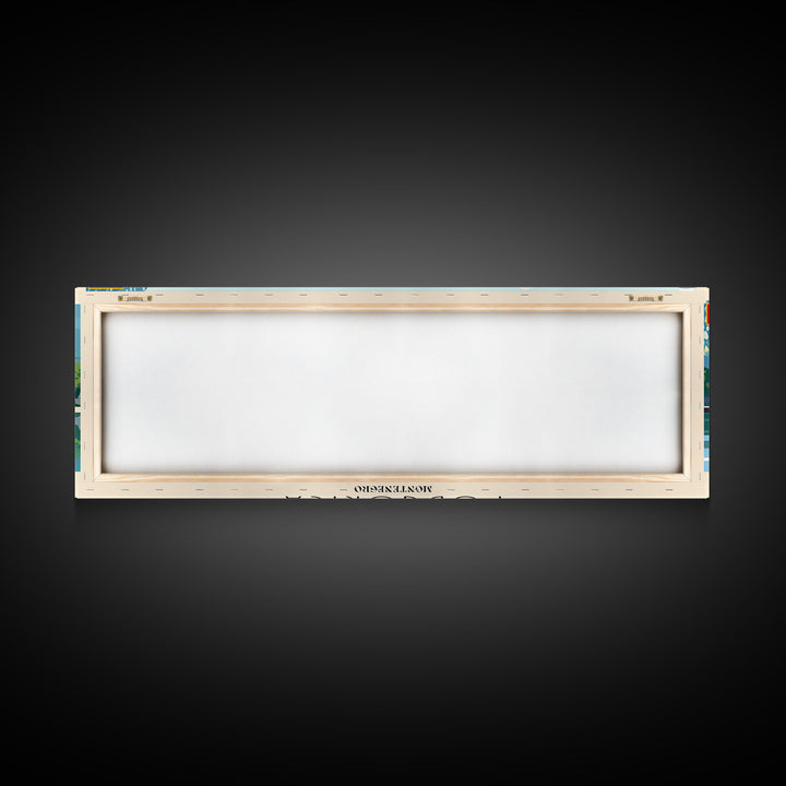 Podgorica Montenegro Travel Art, City Art, Framed Canvas Print or Metal Wall Art, Europe Travel Poster, Panoramic Wall Art, Extra Wide Wall Art