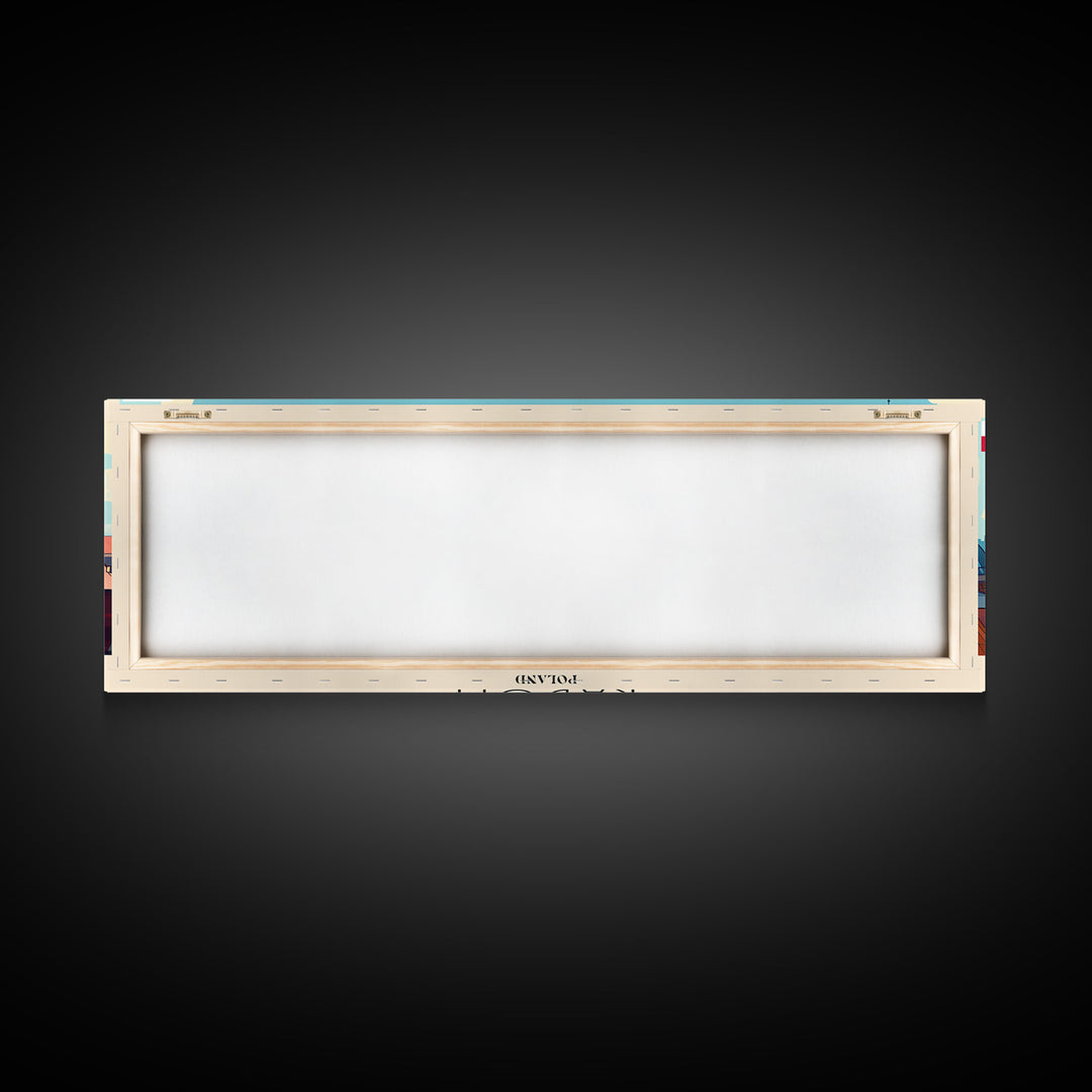 Radom Poland Travel Print Wall Art, Panoramic City Art, Travel Art, Wall Decor, Vacation Gift, Framed Canvas Print Or Metal Art