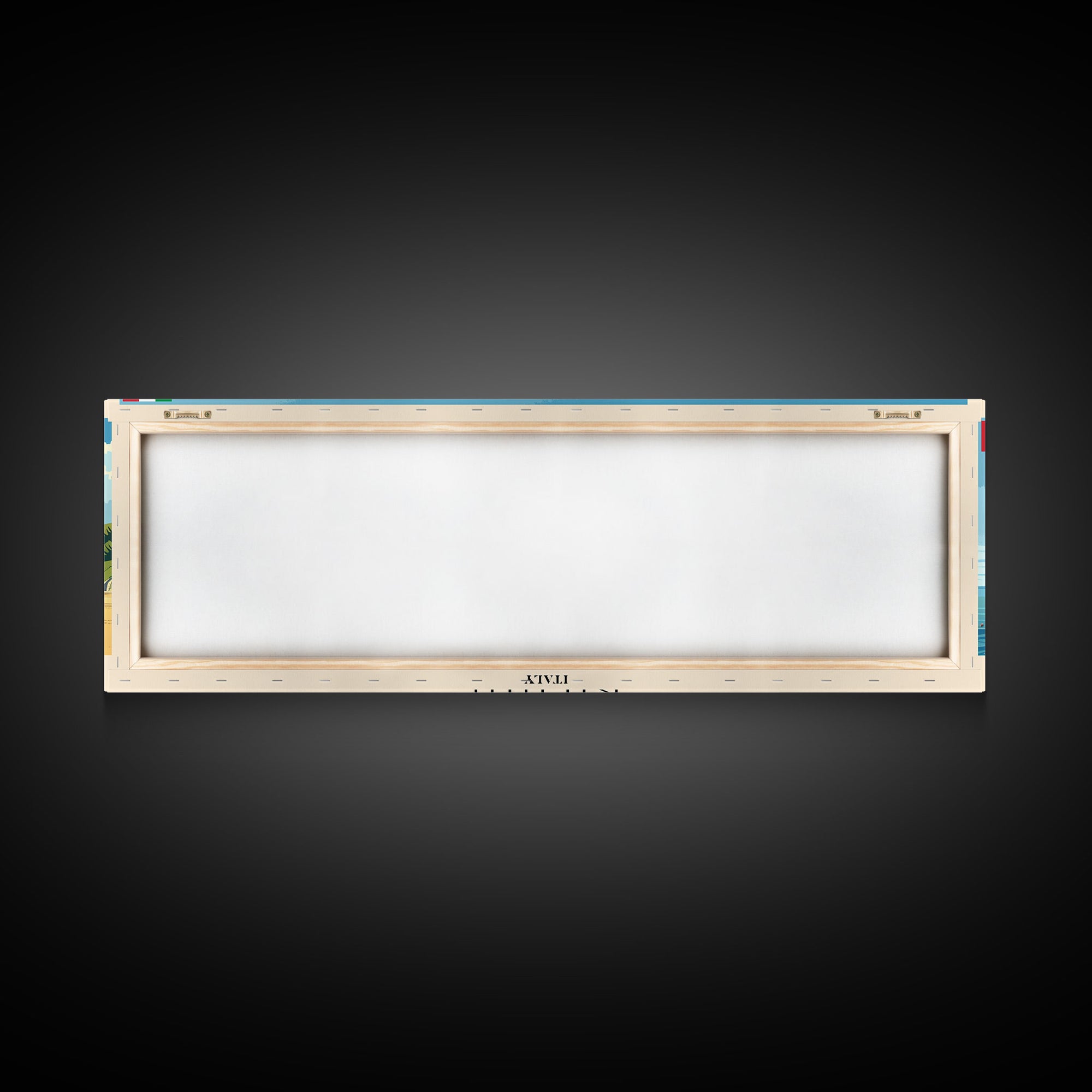 Rimini Italy Travel Art, City Art, Framed Canvas Print or Metal Wall Art, Europe Travel Poster, Panoramic Wall Art, Extra Wide Wall Art