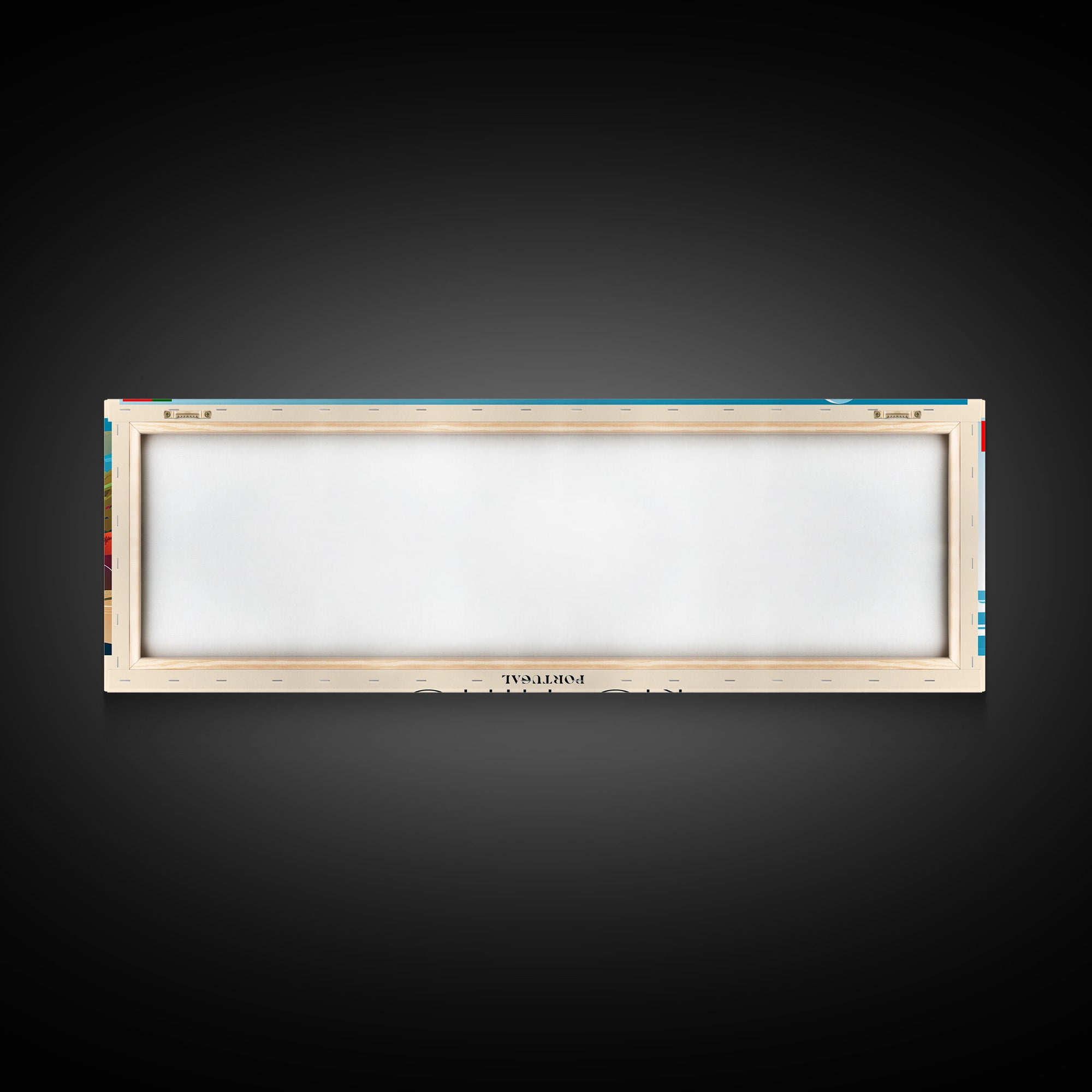 Rio Tinto Panoramic Travel Poster, Framed Canvas Print or Metal Wall Art, Travel Art, Home Decor, Panoramic Painting, Midcentury Art